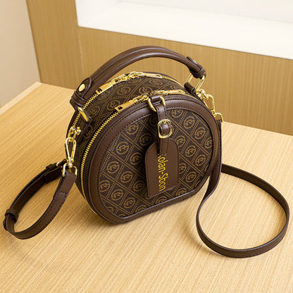 Commuter Retro Small Round Fashion Handbag