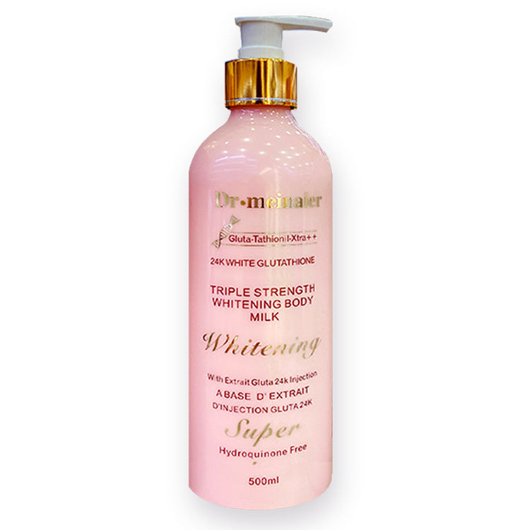 Lotion Glutathion en or 24 K hydratante et éclaircissante