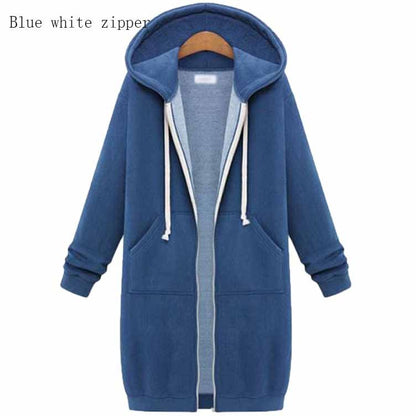 Capuche Manches Longues Pull Polaire Longue Veste