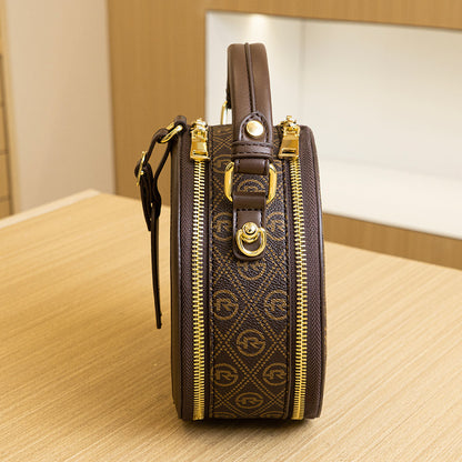 Commuter Retro Small Round Fashion Handbag