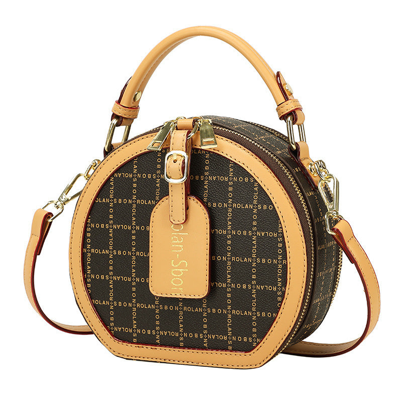 Commuter Retro Small Round Fashion Handbag