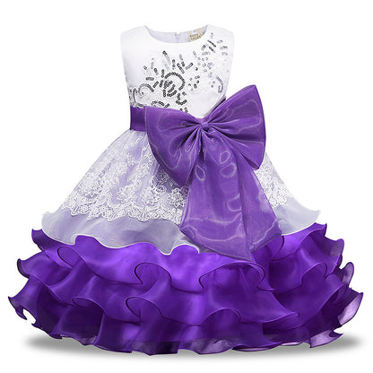 Robe À Paillettes Arc Enfants Filles Jupe