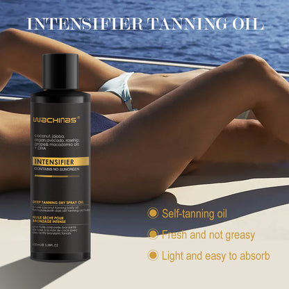 Huile essentielle solaire, Agent de renforcement du bronzage