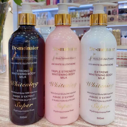 Lotion Glutathion en or 24 K hydratante et éclaircissante