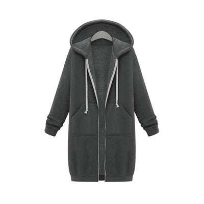 Capuche Manches Longues Pull Polaire Longue Veste