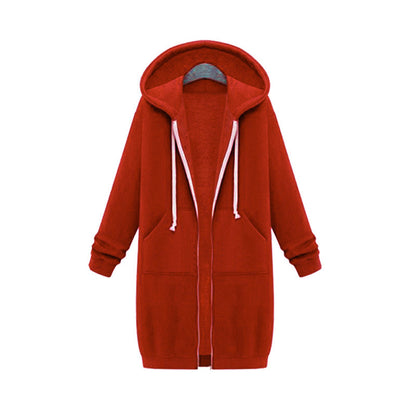 Capuche Manches Longues Pull Polaire Longue Veste