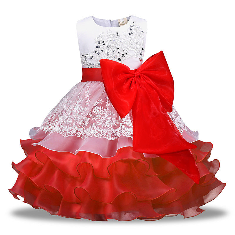 Robe À Paillettes Arc Enfants Filles Jupe