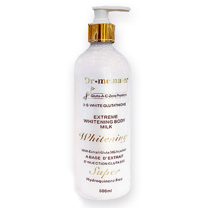 Lotion Glutathion en or 24 K hydratante et éclaircissante