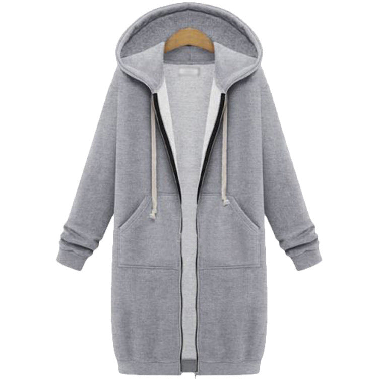 Capuche Manches Longues Pull Polaire Longue Veste