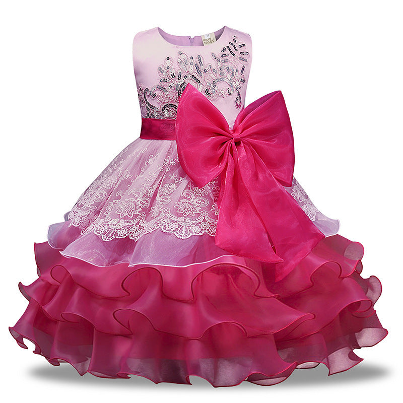 Robe À Paillettes Arc Enfants Filles Jupe