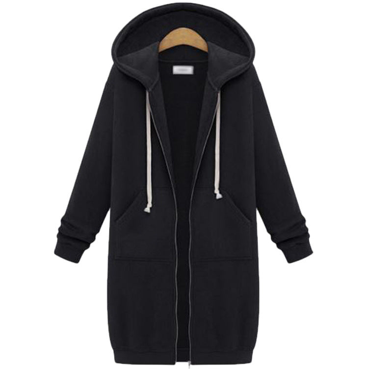 Capuche Manches Longues Pull Polaire Longue Veste