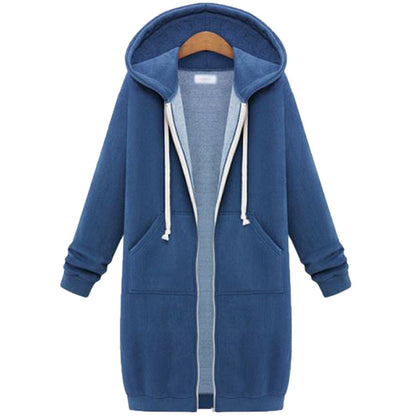 Capuche Manches Longues Pull Polaire Longue Veste