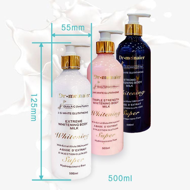 Lotion Glutathion en or 24 K hydratante et éclaircissante